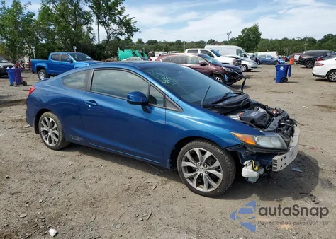 2012 Honda Civic Si z USA, uszkodzony, nr VIN 2HGFG4A55CH704879